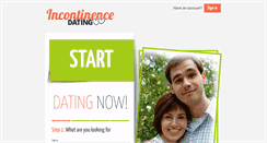 Desktop Screenshot of incontinencedating.com