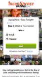 Mobile Screenshot of incontinencedating.com
